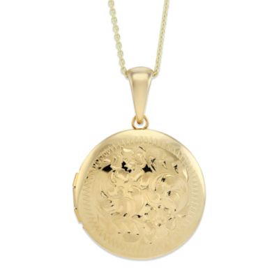 14K_Engraved_Locket_with_Chain