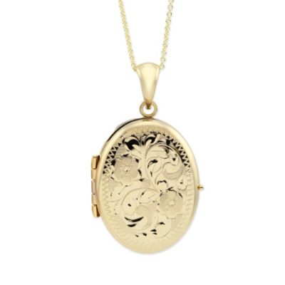 14K_Oval_Engraved_Locket_with_Chain