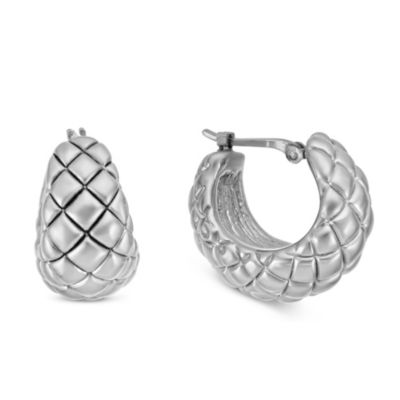 Sterling_Silver_Quilted_Puff_Hoop_Earrings