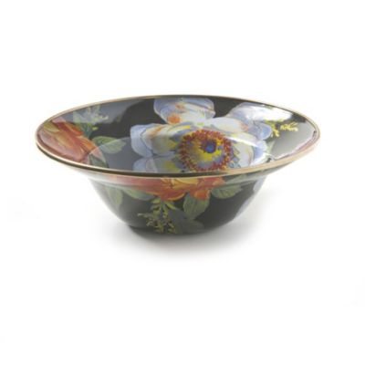 courtly check: MacKenzie-Childs Flower Market Enamel Dinnerware