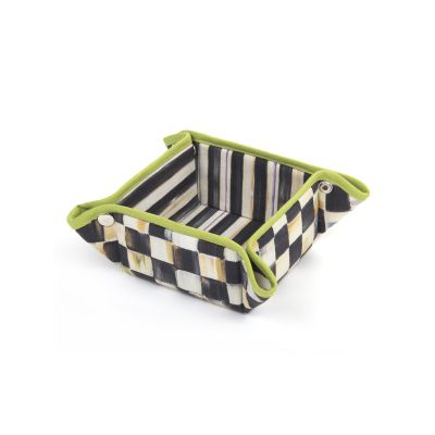 courtly check: MacKenzie Childs Courtly Check Bon Bon Basket