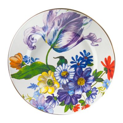 courtly check: Mackenzie-Childs Flower Market Enamel Dinnerware