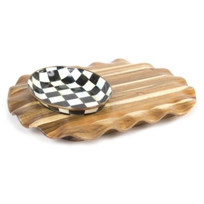 courtly check: Mackenzie Childs Courtly Check Cracker Board
