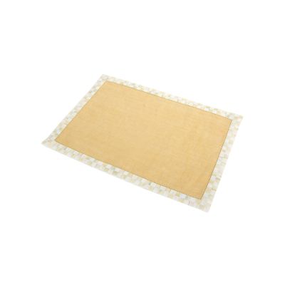 courtly check: MacKenzie Childs Courtly Check Hemstitch Placemat Honey