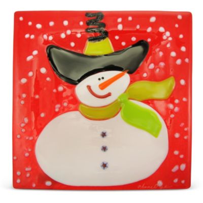 Anne_Nye_Quirky_Snowman_Plate