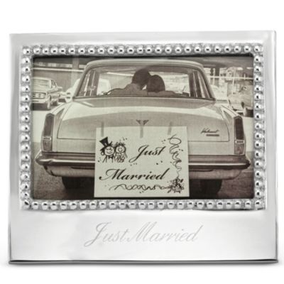 Mariposa_Just_Married_Picture_Frame,_4x6