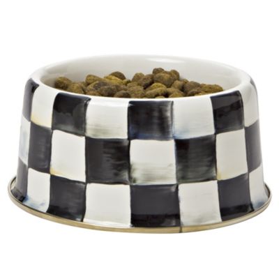 MacKenzie-Childs_Courtly_Check_Pet_Dish