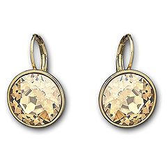 Swarovski_Bella_Golden_Shadow_Pierced_Earrings