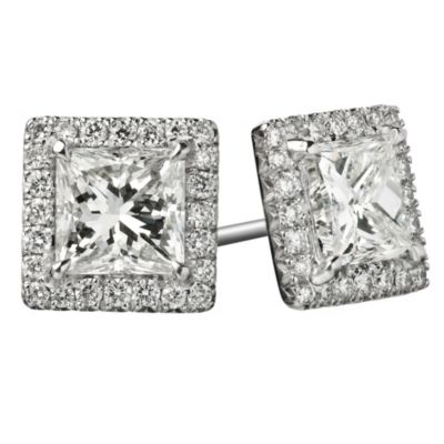 18K_White_Gold_Princess_Cut_Diamond_Earrings_With_Round_Diamond_Halos,_1.62cttw