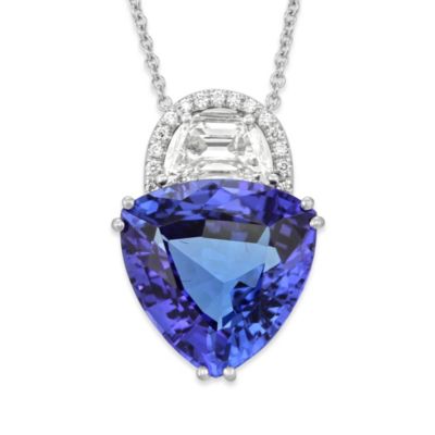 18K_White_Gold_Tanzanite_and_Diamond_Pendant