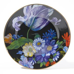 courtly check: MacKenzie-Childs Flower Market Enamel Dinnerware