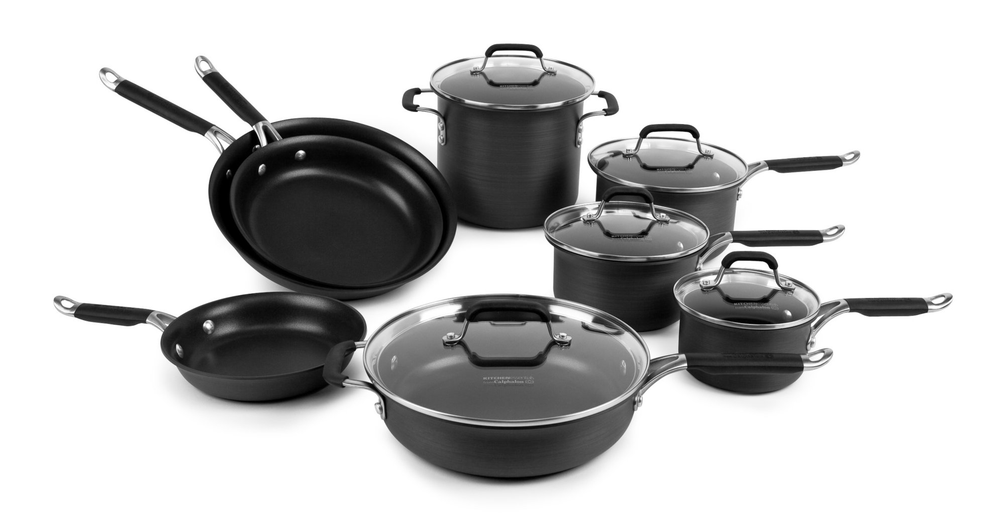 Kitchen Essentials Hard Anodized 13 Piece Set