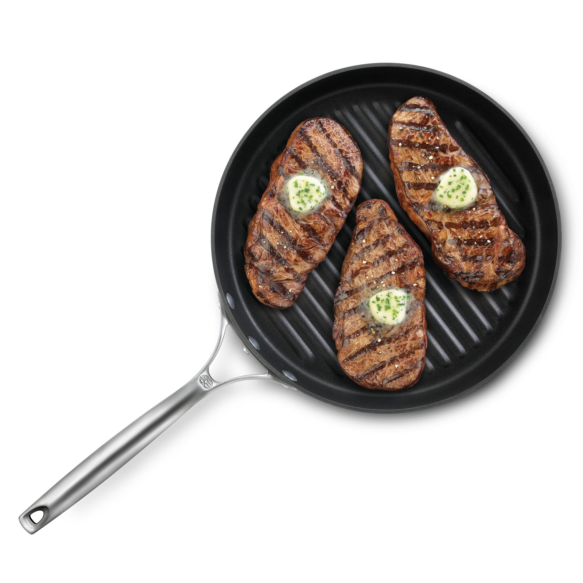 Calphalon Unison Nonstick 12-in. Round Grill Pan