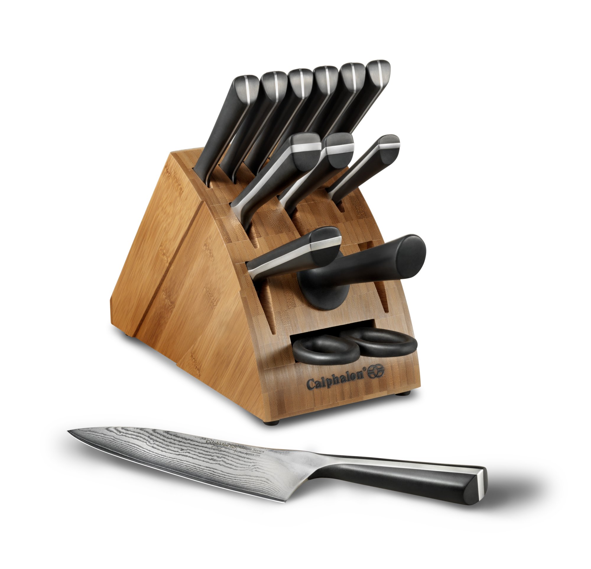 Calphalon+Katana+Series+14-pc.+Knife+Block+Set