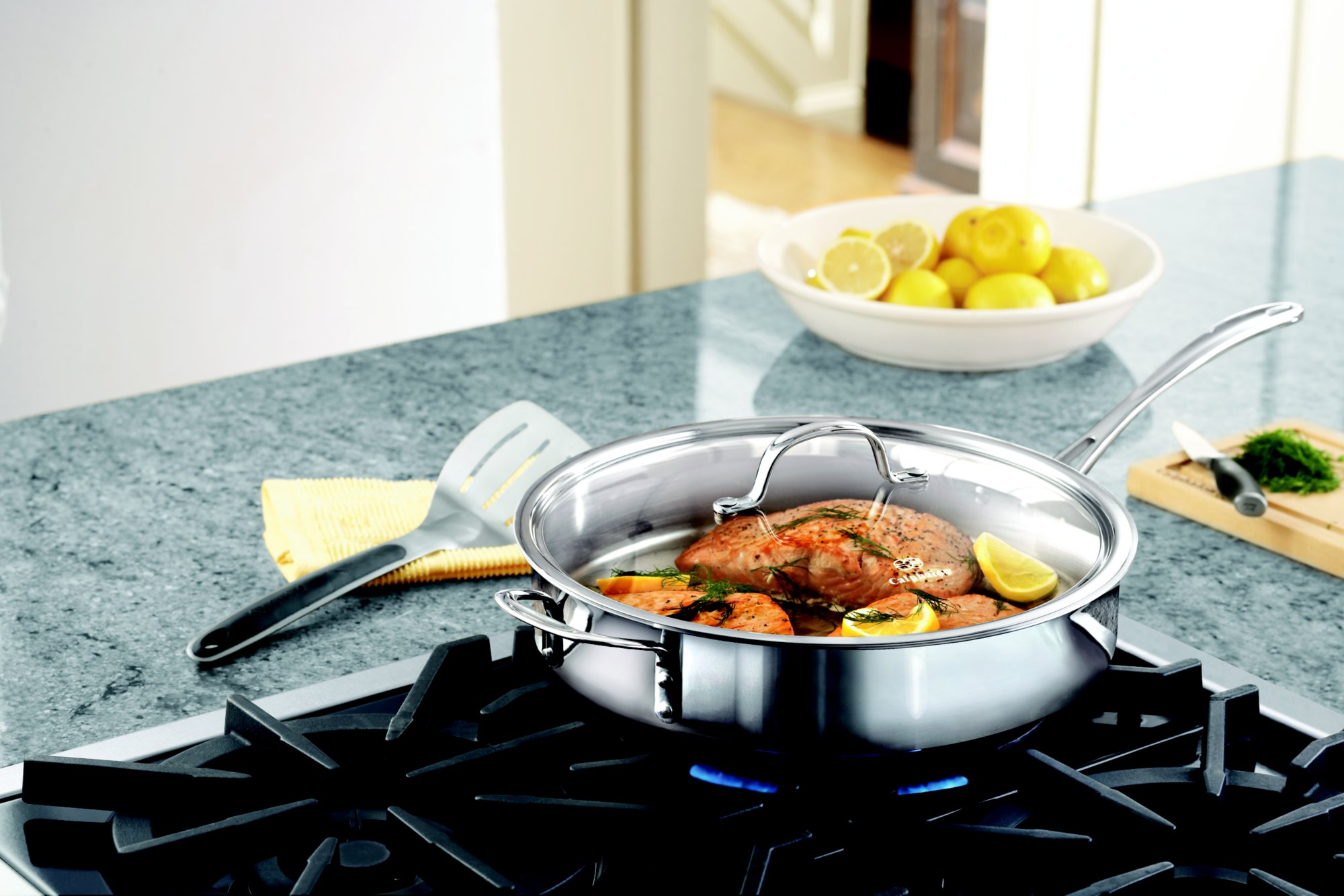 Calphalon Tri-Ply Stainless Steel 5-qt. Saute Pan with Cover