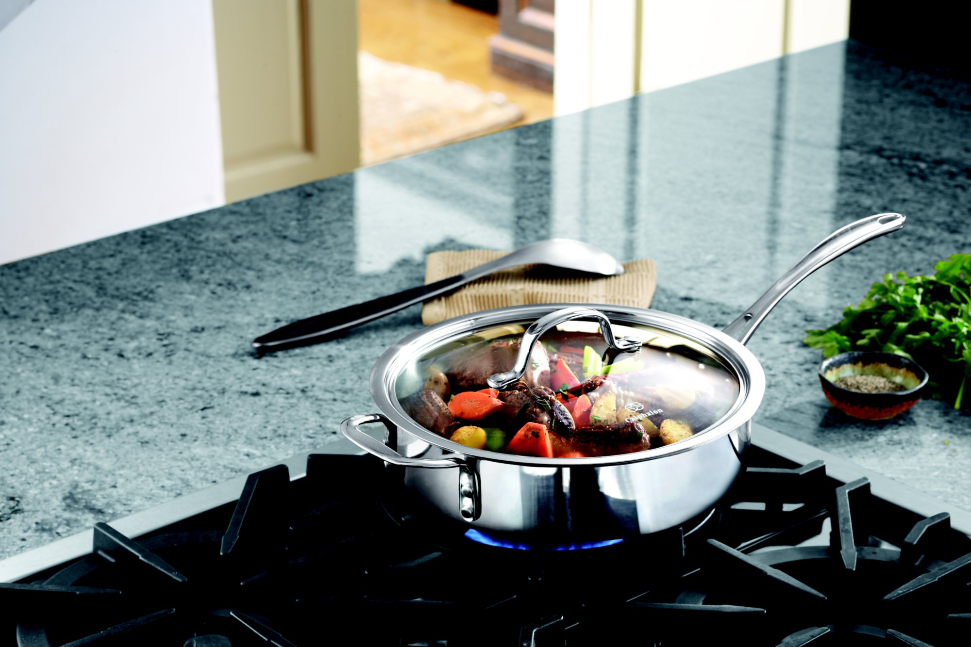 Calphalon Tri-Ply Stainless Steel 3-qt. Saute Pan