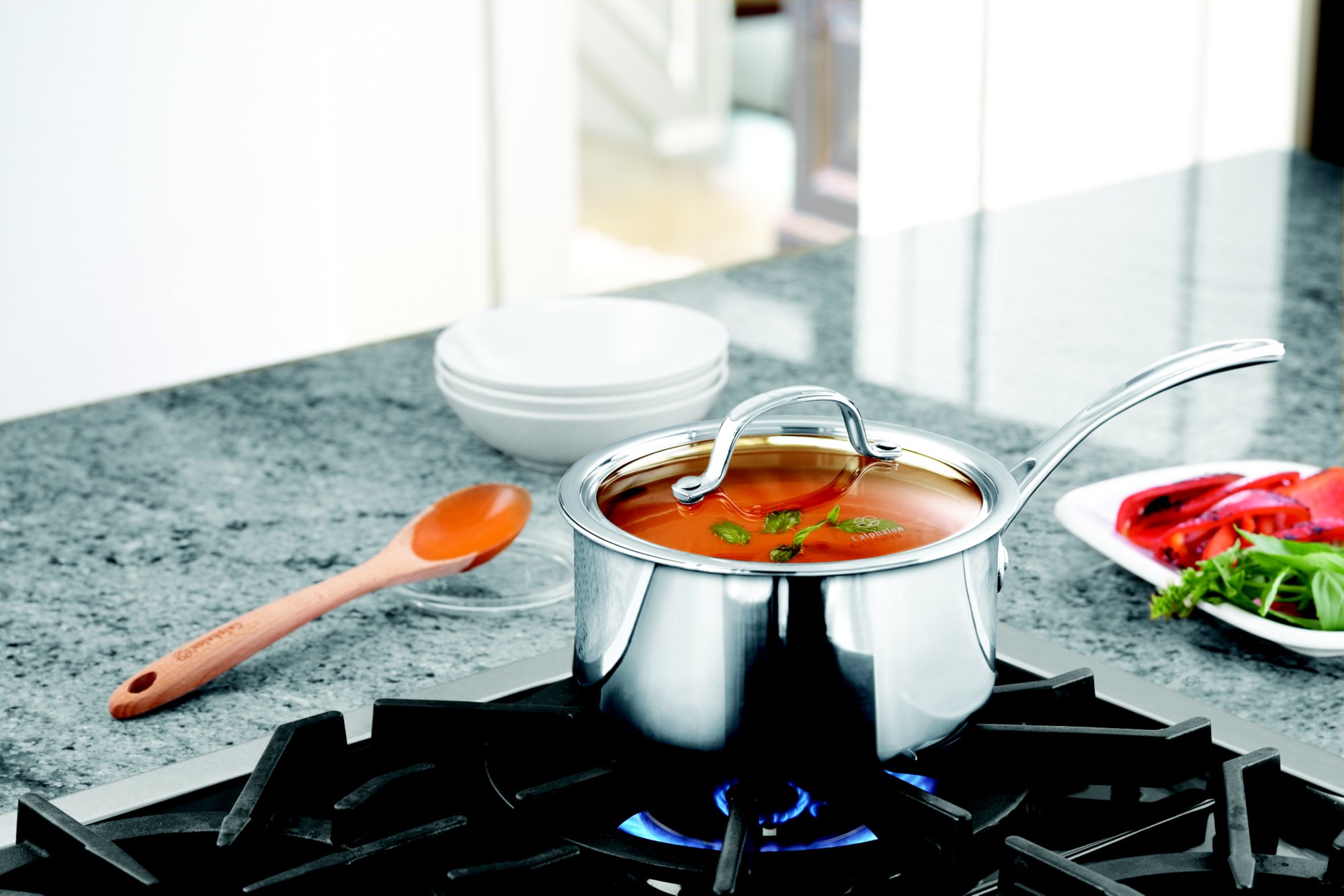 Calphalon Tri-Ply Stainless Steel 2.5-qt. Sauce with Cover