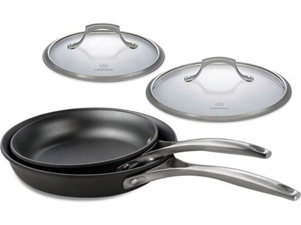 Calphalon+Unison+Nonstick+4-pc.+Skillet+Set+with+Lids