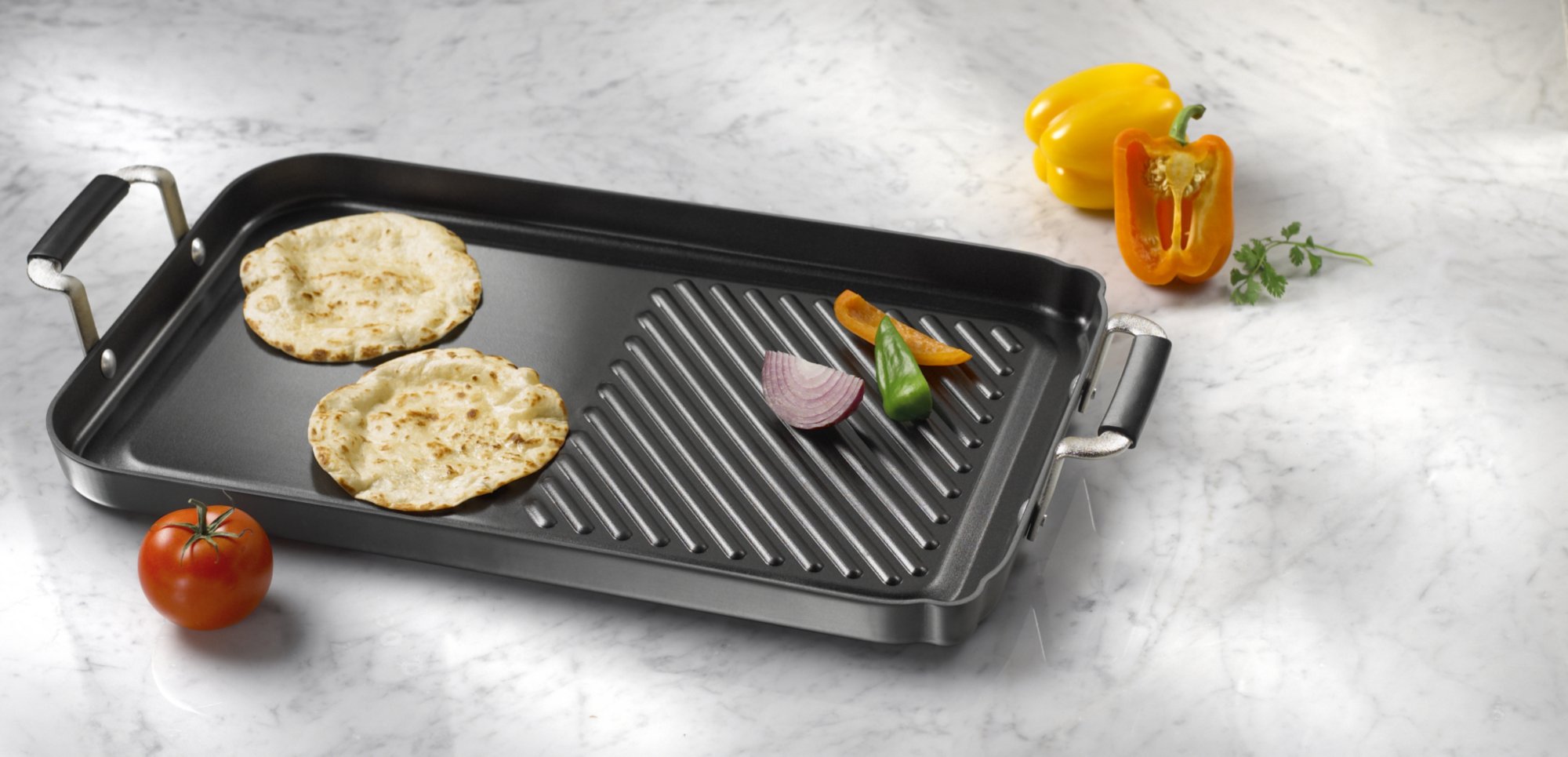 Calphalon Everyday Nonstick 13" x 18" Grill and Griddle Combo