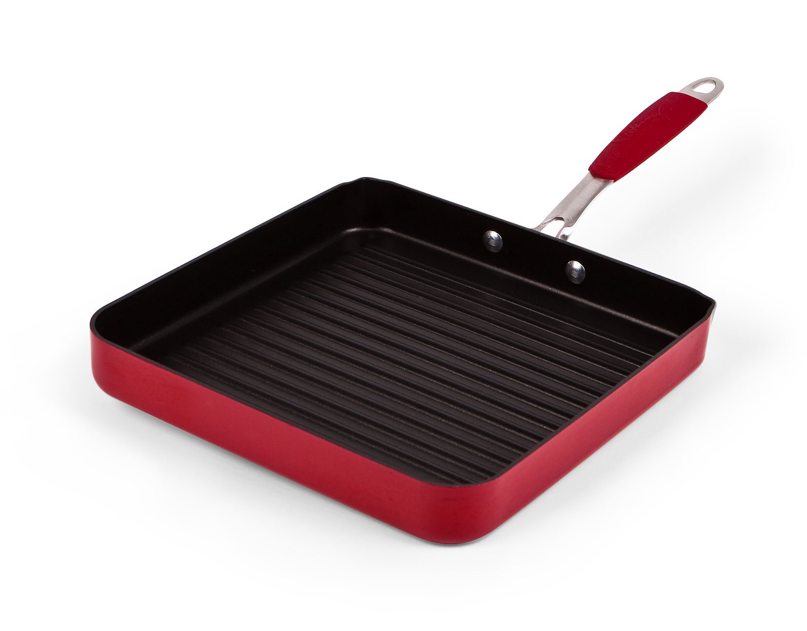 Simply+Calphalon+Enamel+11-in.+Square+Grill+Pan%3a+Red