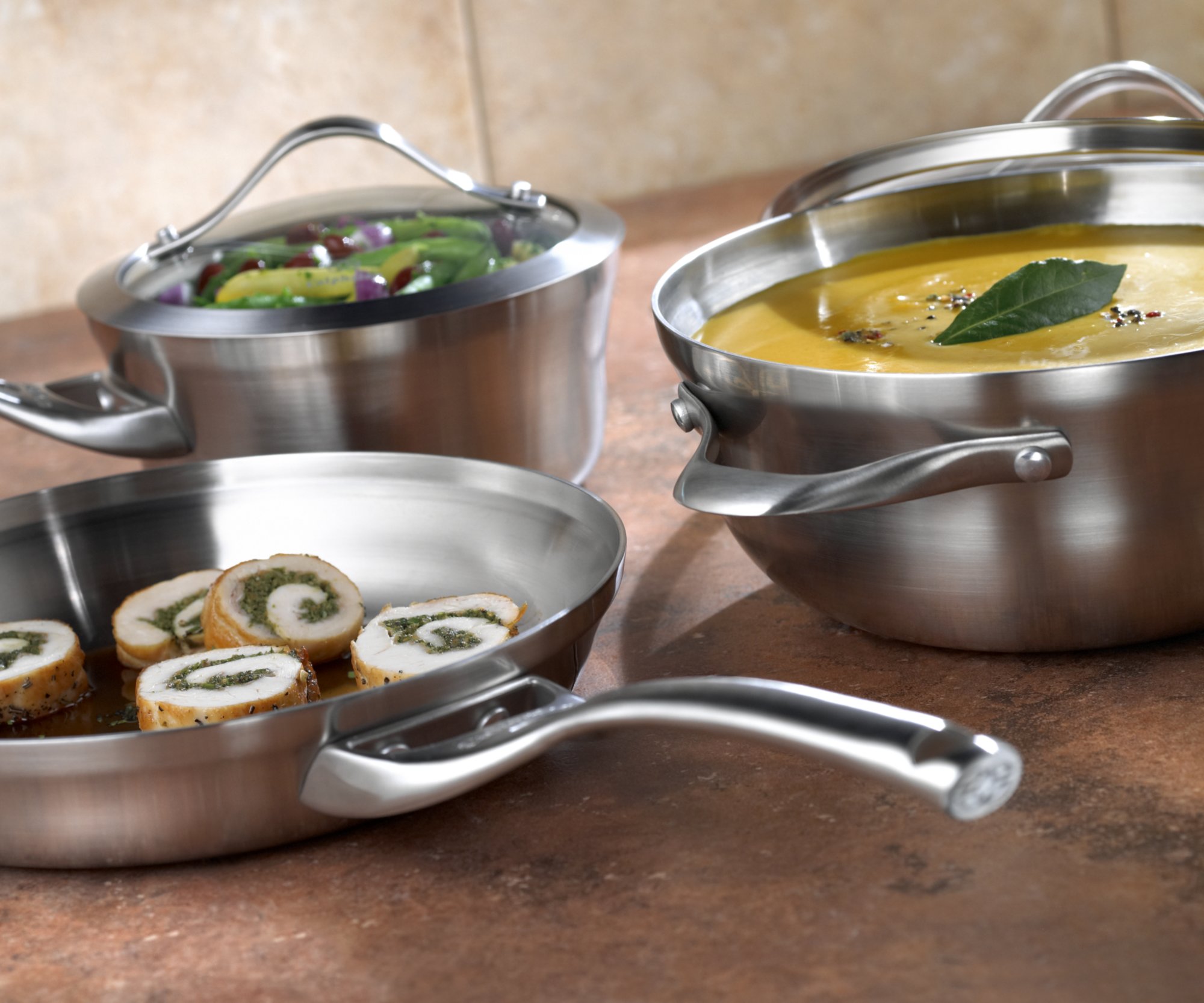 Calphalon Contemporary Stainless 13-pc. Cookware Set