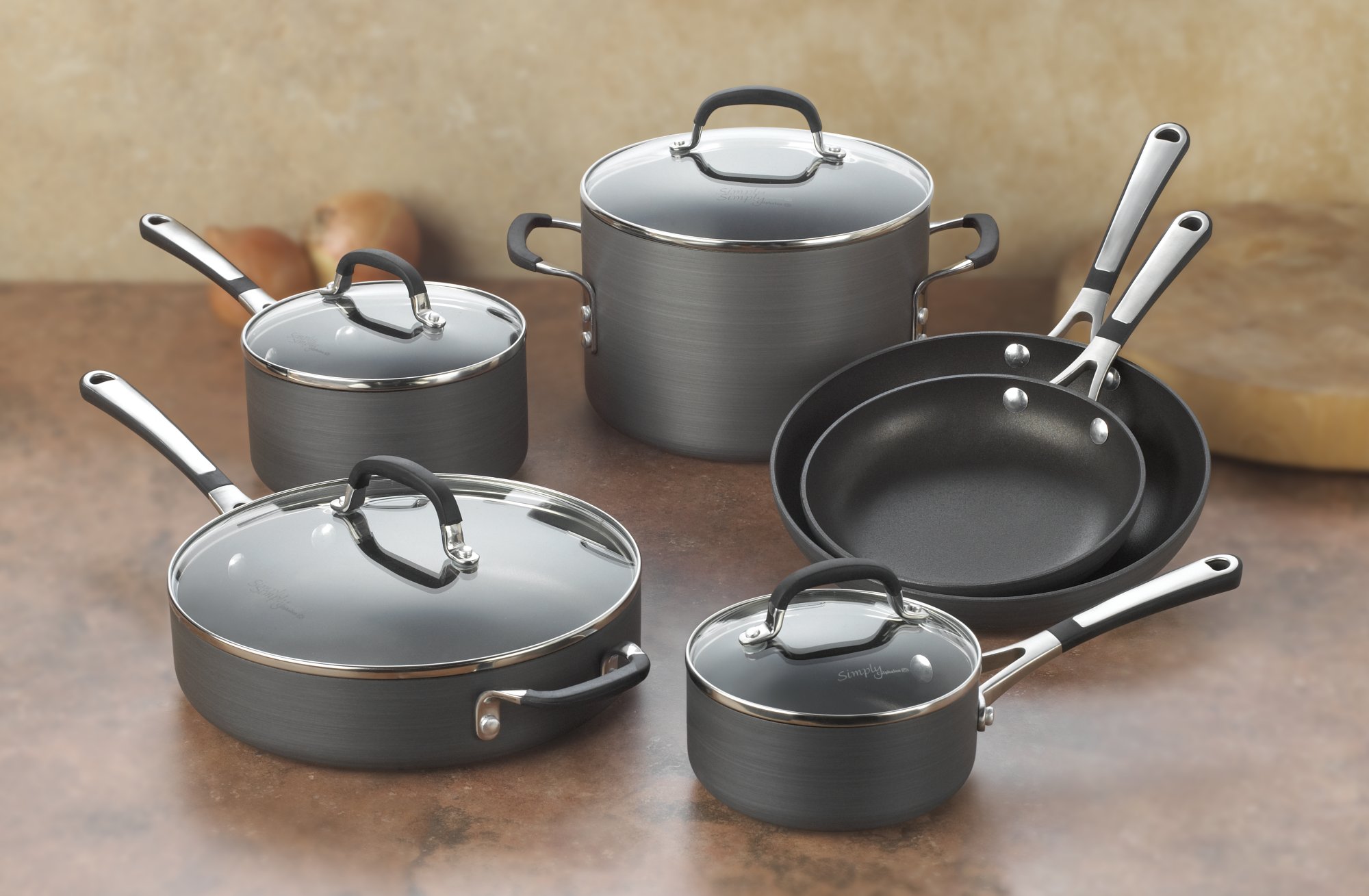 Calphalon Simply Calphalon Nonstick 10-pc. Cookware Set
