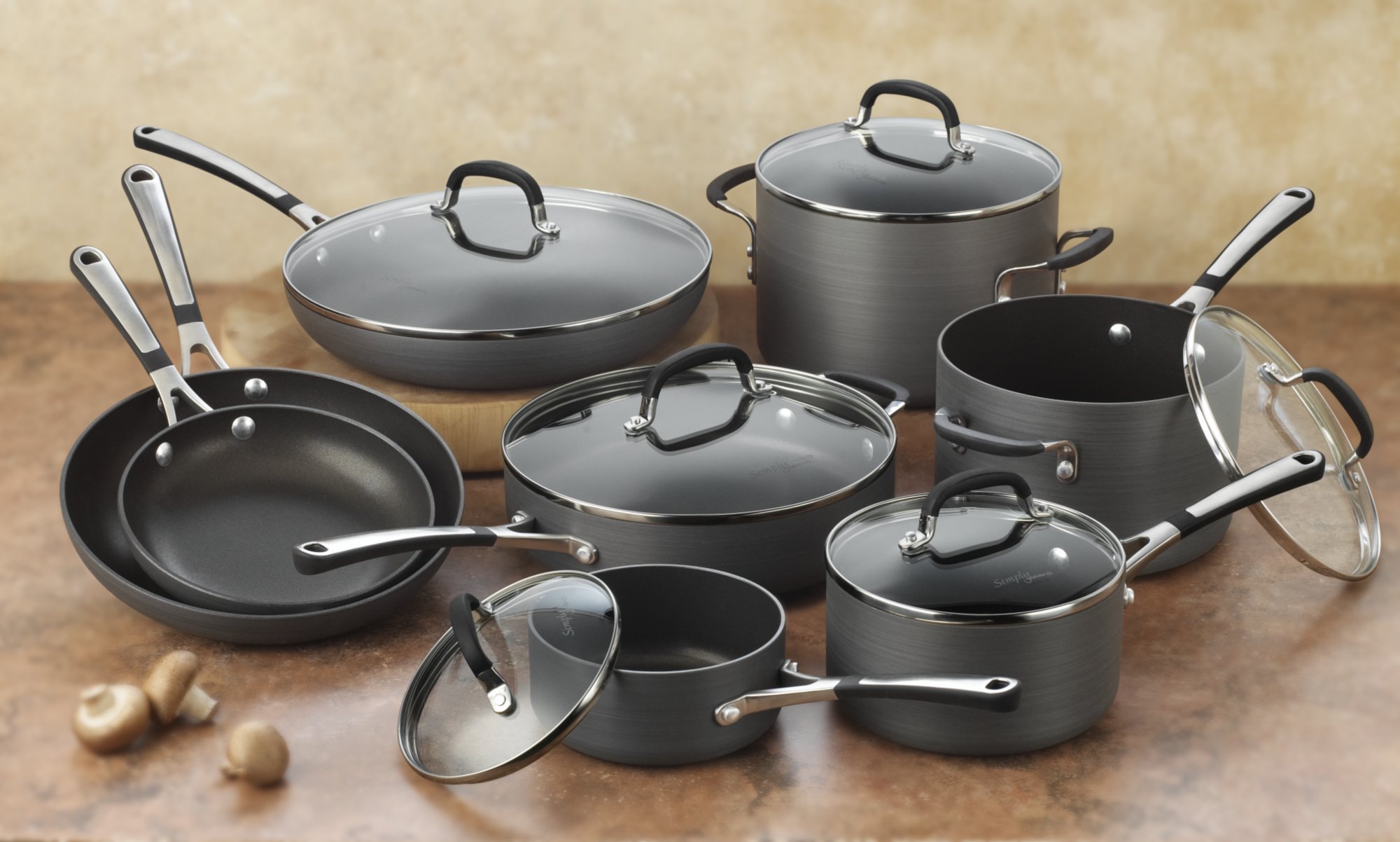 Calphalon Simply Calphalon Nonstick 14-pc. Cookware Set