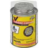 Victor Rubber Cement with Brush, 8 oz