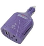 Prise MotoMaster 75 W avec USB 5 V 500 MA, violet
