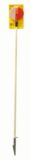 Telescopic Driveway Marker, 46-in, Red/White