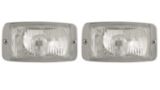 Halogen Chrome Lamp Set