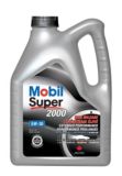 Mobil Super 2000 high Mileage Motor Oil, 4.4 L