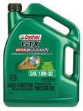 Huile moteur Castrol GTX, kilom�trage �lev�, 5 L