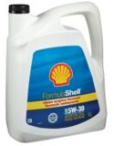 Huile moteur Shell, bidon