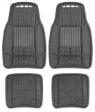 Rubber Floor Mat Set, 4 piece