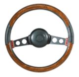 Burlwood Steering Wheel Cover