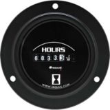 EQUUS 2-in. Hourmeter, Black
