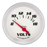 EQUUS 2-5/8-in. Voltmeter, Aluminum