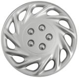Silver Wheel Cover KT858, 17-in.