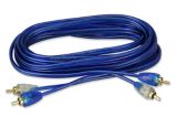 E2 Clear Blue Audio RCA Cable, 12-ft.