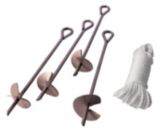 Trousse d'ancrage pour auvent ShelterAuger, 15 po, paq./4