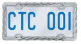 Twisted Metal Style License Plate Frame