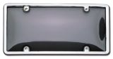 License Plate Frame Chrome/Smoke Combo