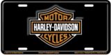 Harley Davidson Stamped License Place