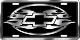 Chevy Stamped License Place