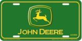John Deere Stamped License Place
