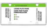 Cadre de plaque d'immatriculation, mince