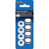 Capuchons � pression, chrom�s