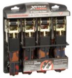 X-Strap 3m Ratchet Tie Down Strap 4-pack