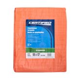 Orange Tarpaulin, 10 x 12-ft.